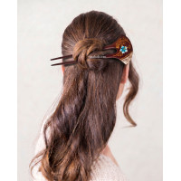 Painted Wooden Hair Stick